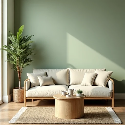 1. Sage Green and Warm Beige