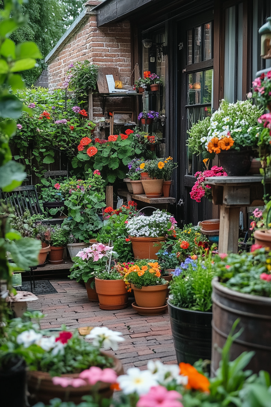 #2. Create a Vibrant Container Garden for Small Spaces