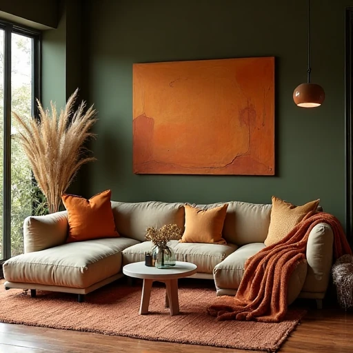 Olive Green and Burnt Orange