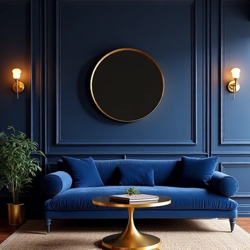 Midnight Blue and Gold
