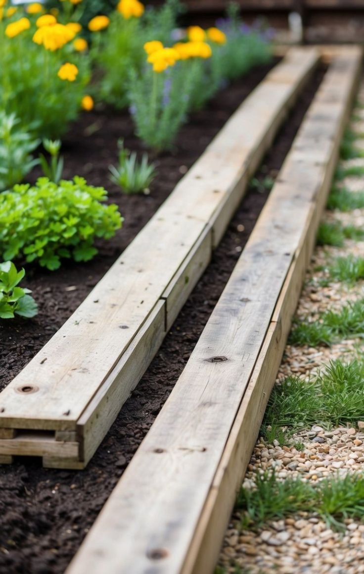1. Upcycled Pallet Boards