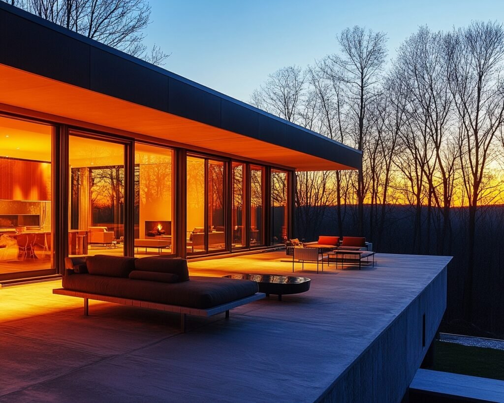 16. Accentuate Your Deck’s Beauty with Soft Perimeter Lights