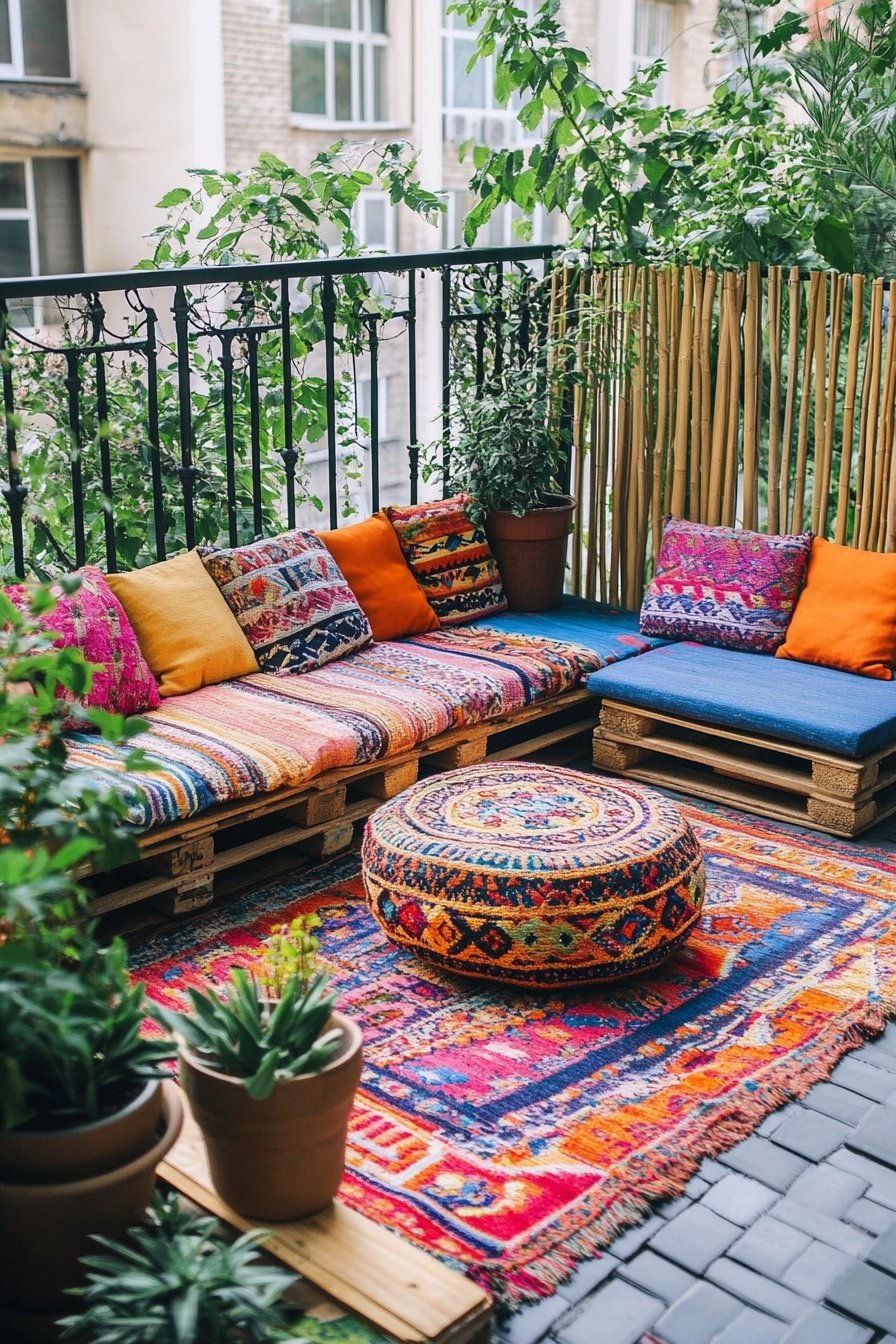 10. Bohemian Balcony Nook