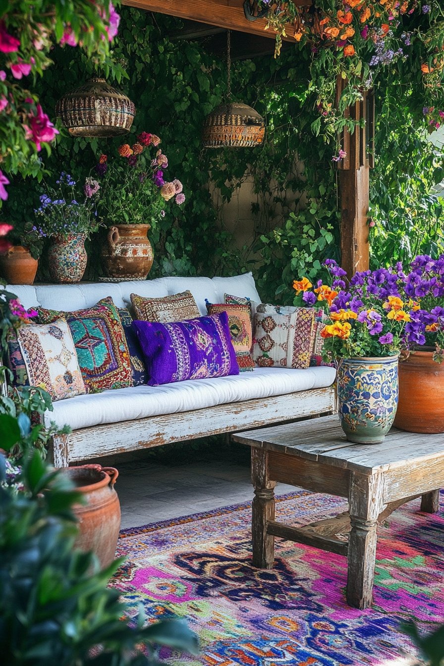 12. Boho Garden Nook