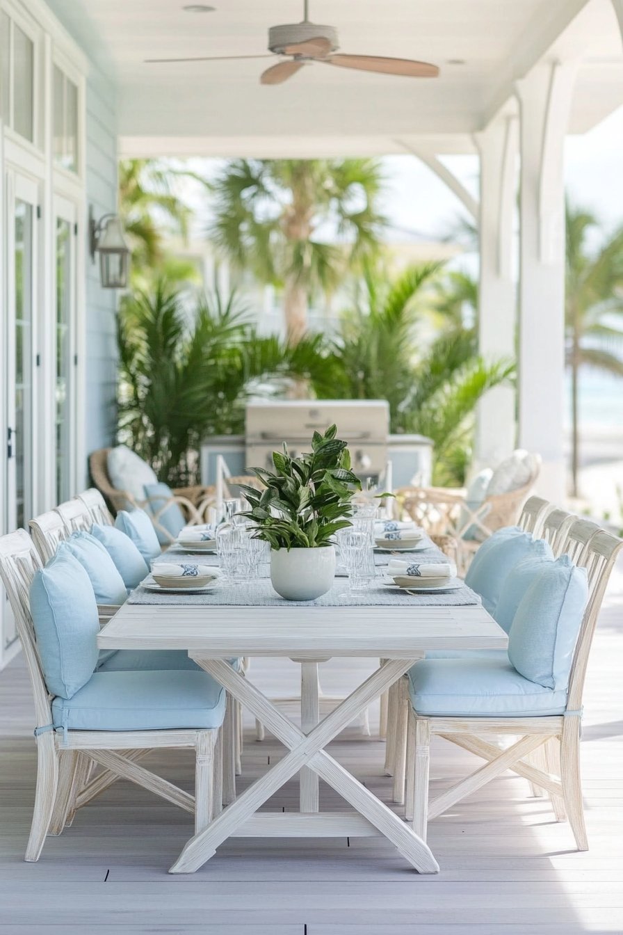 3. Breezy Coastal Patio Dining
