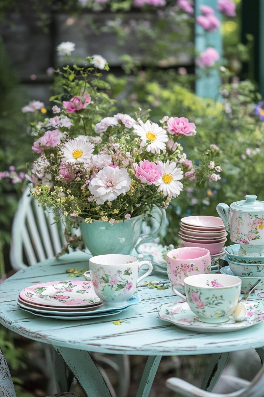 15. Vintage Garden Tea Party