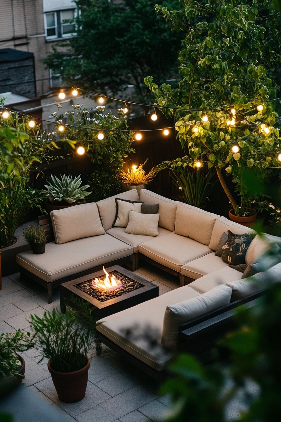 18. Chic Urban Outdoor Space