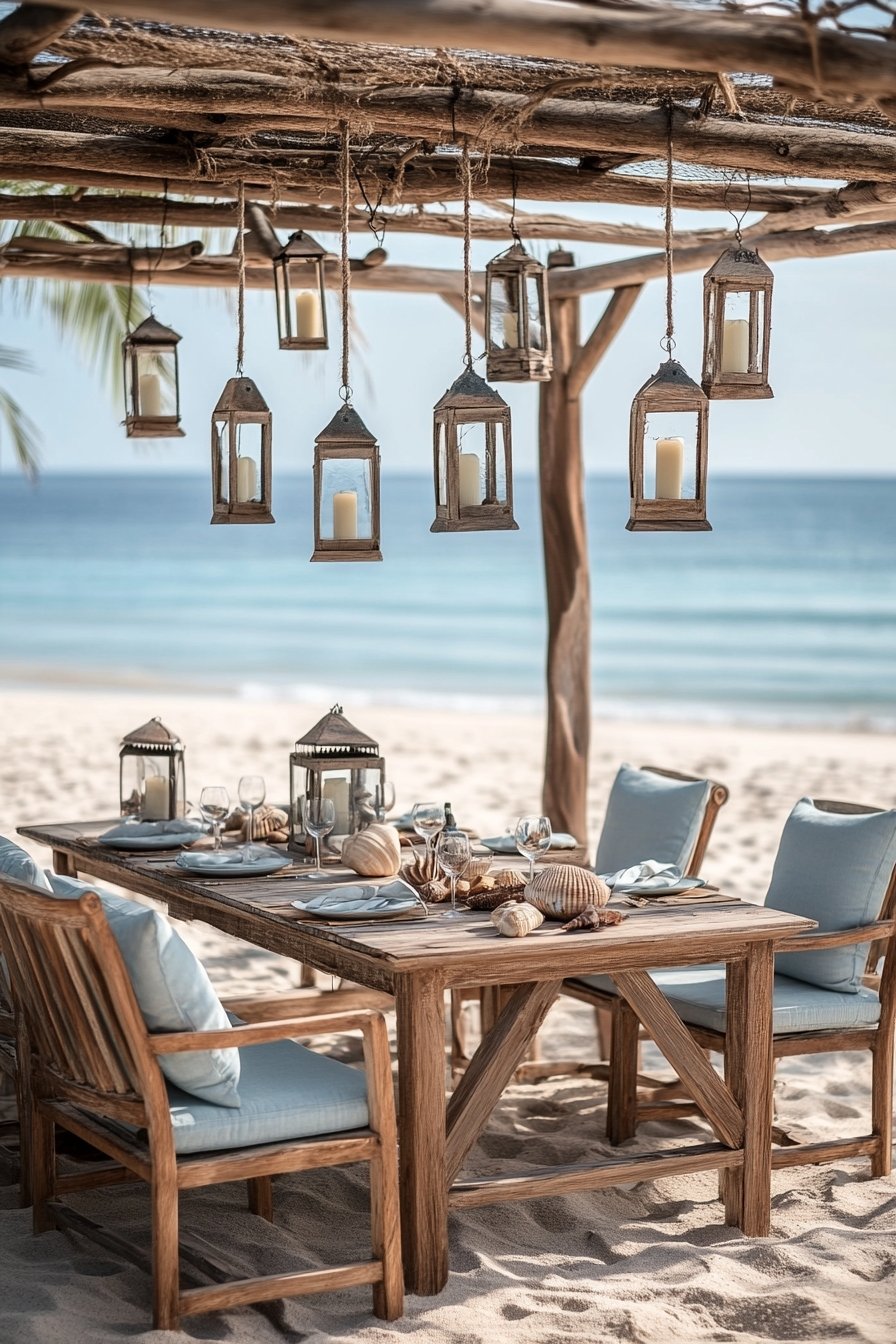18. Beachfront Candlelit Dinner
