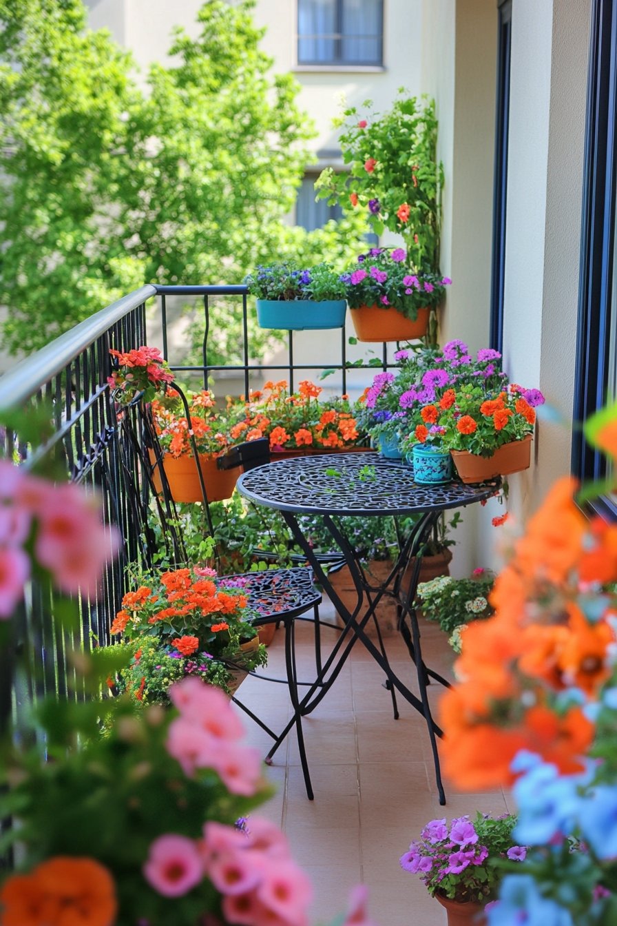 11. Colorful Floral Retreat