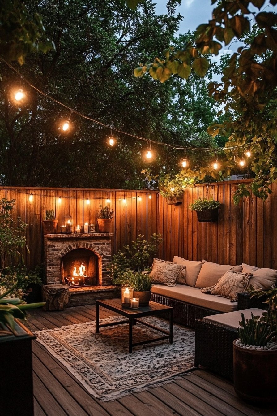 18. Cozy Fireside Retreat