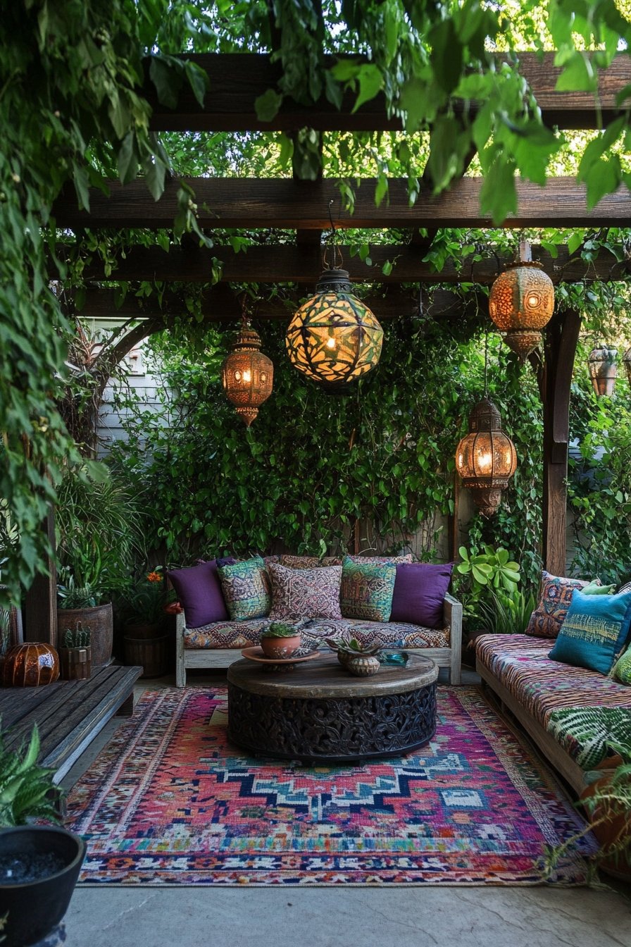 4. Cozy Garden Lounge