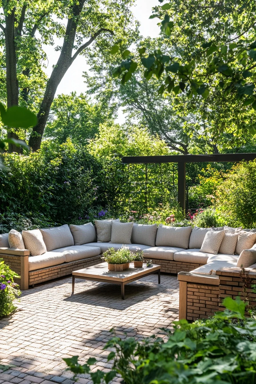 Create a Relaxing Outdoor Retreat With a Lush Paver Patio