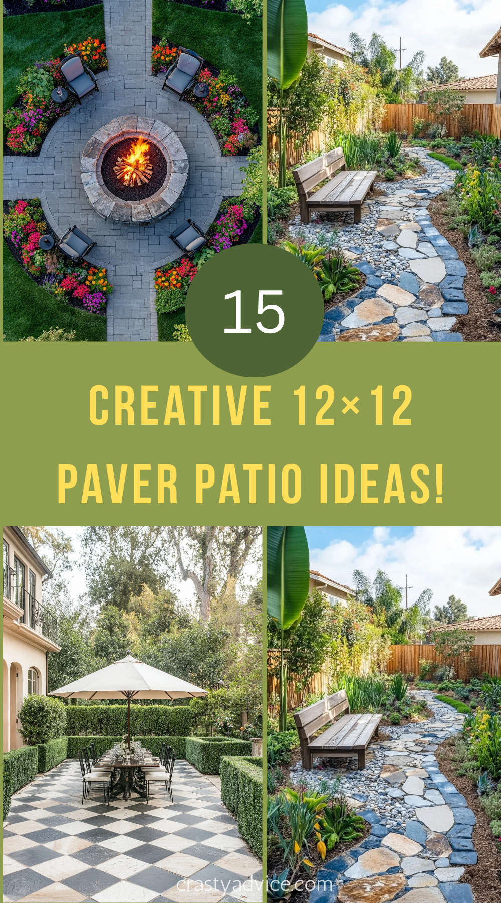 Creative 12×12 Paver Patio Ideas!