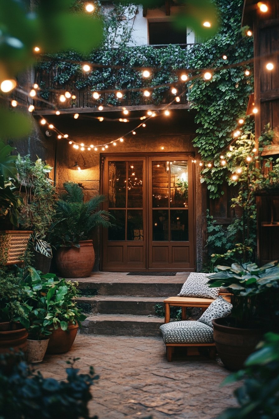14. Enchanting Courtyard Retreat