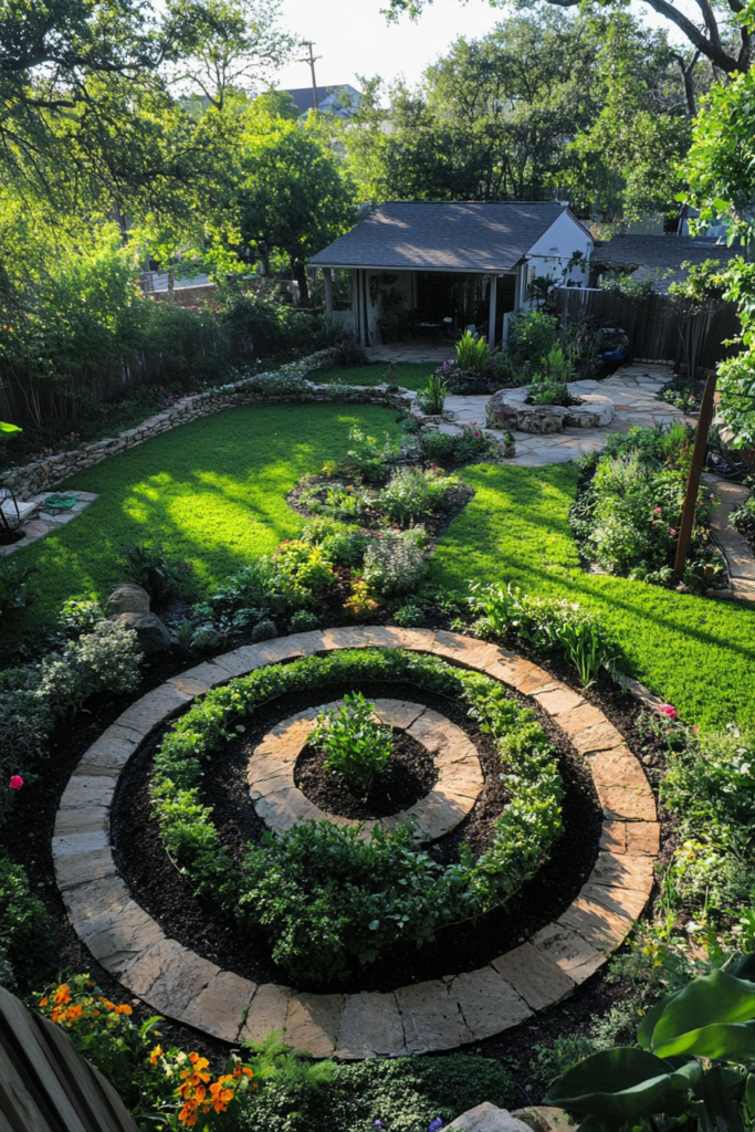 15) Herb Spiral Garden