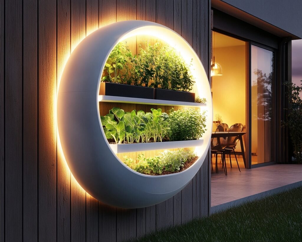 13. Install Backlit Planters for a Functional Deck Lighting