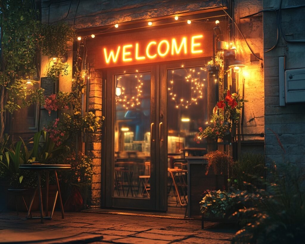 25. Light Up Your Deck Entryway with a Bright, Inviting Glow