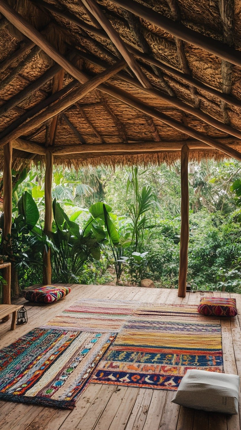 8. Lounge Under a Rustic Roof
