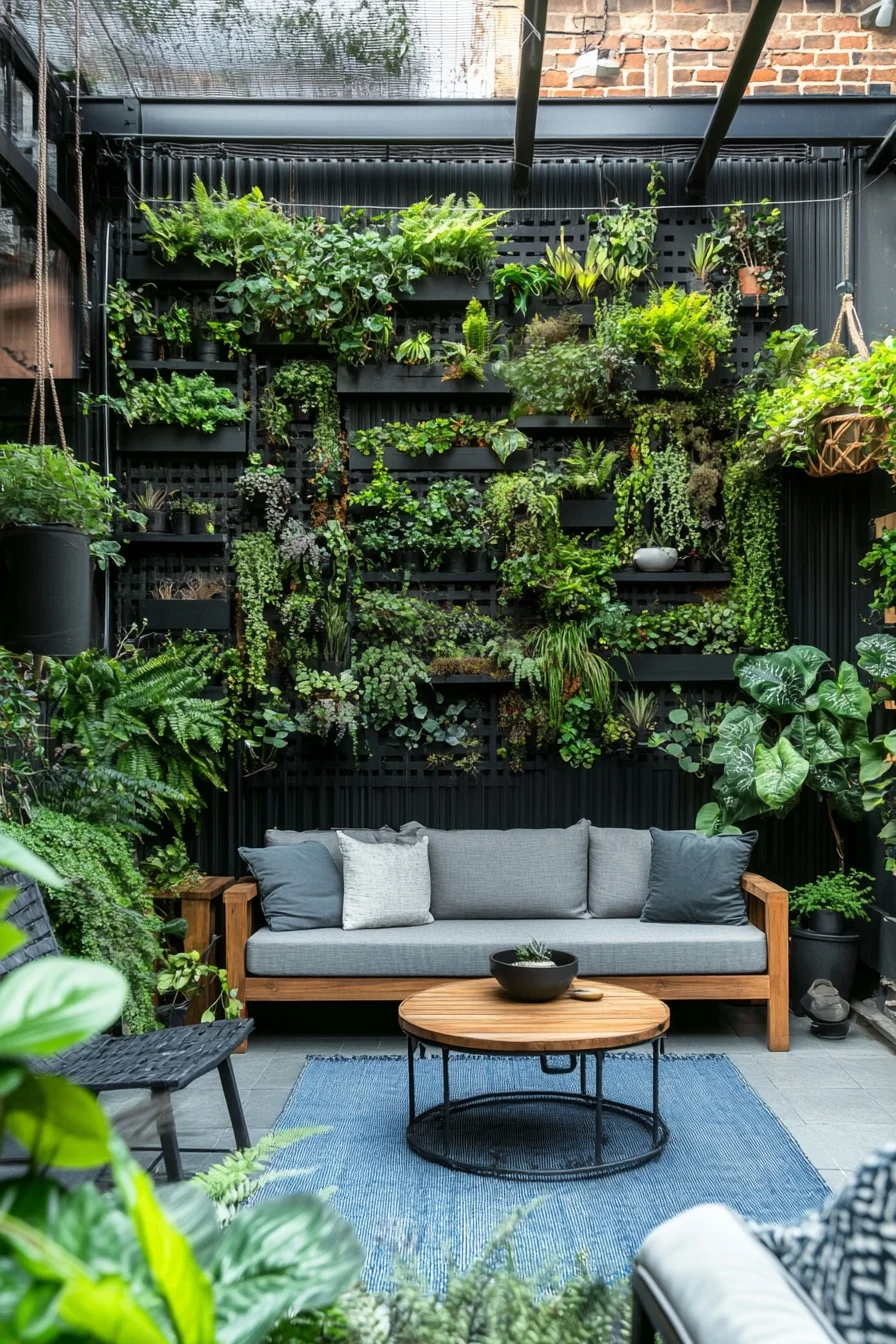 4. Lush Green Vertical Oasis