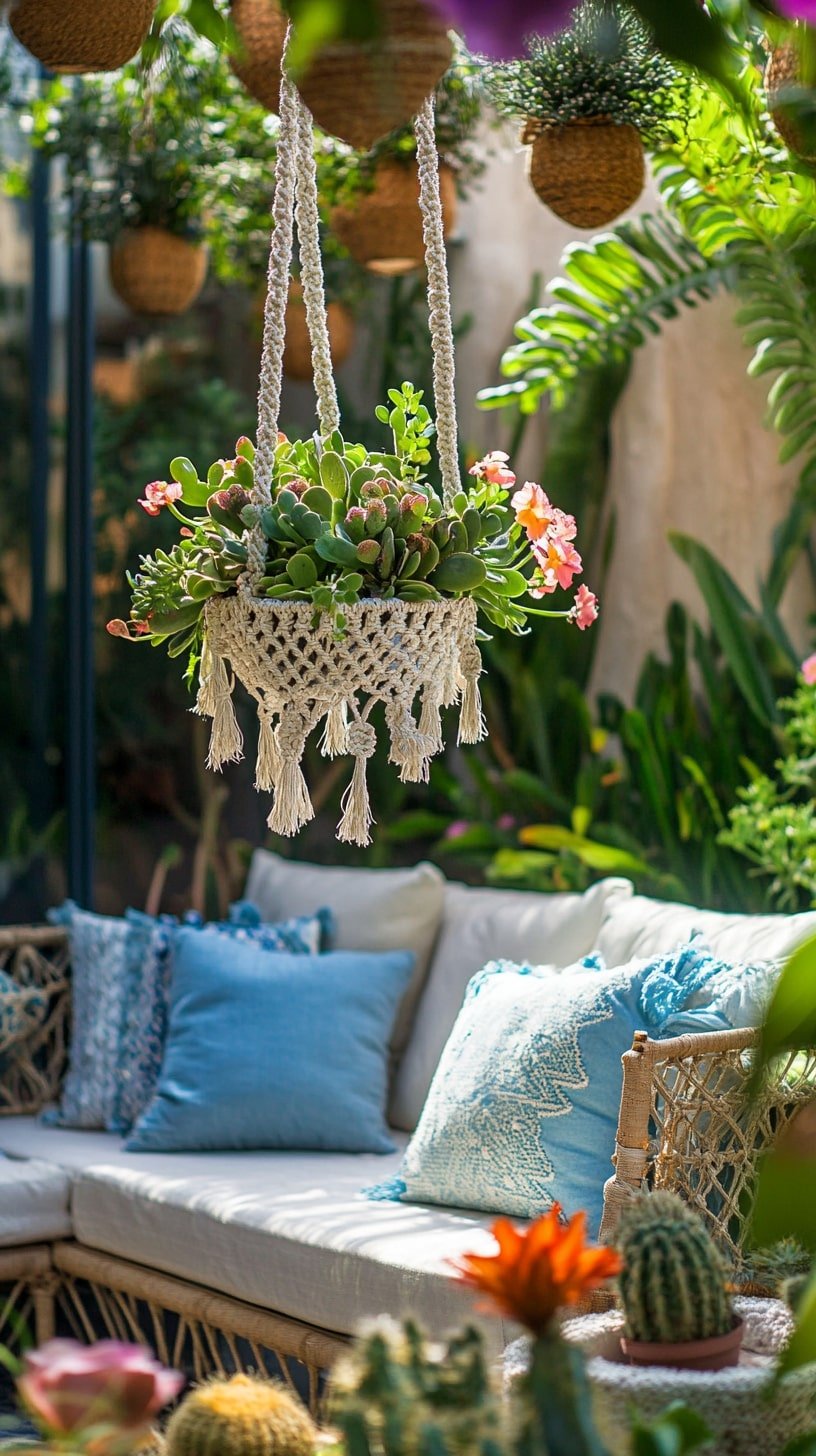 2. Macrame Hanging Planters