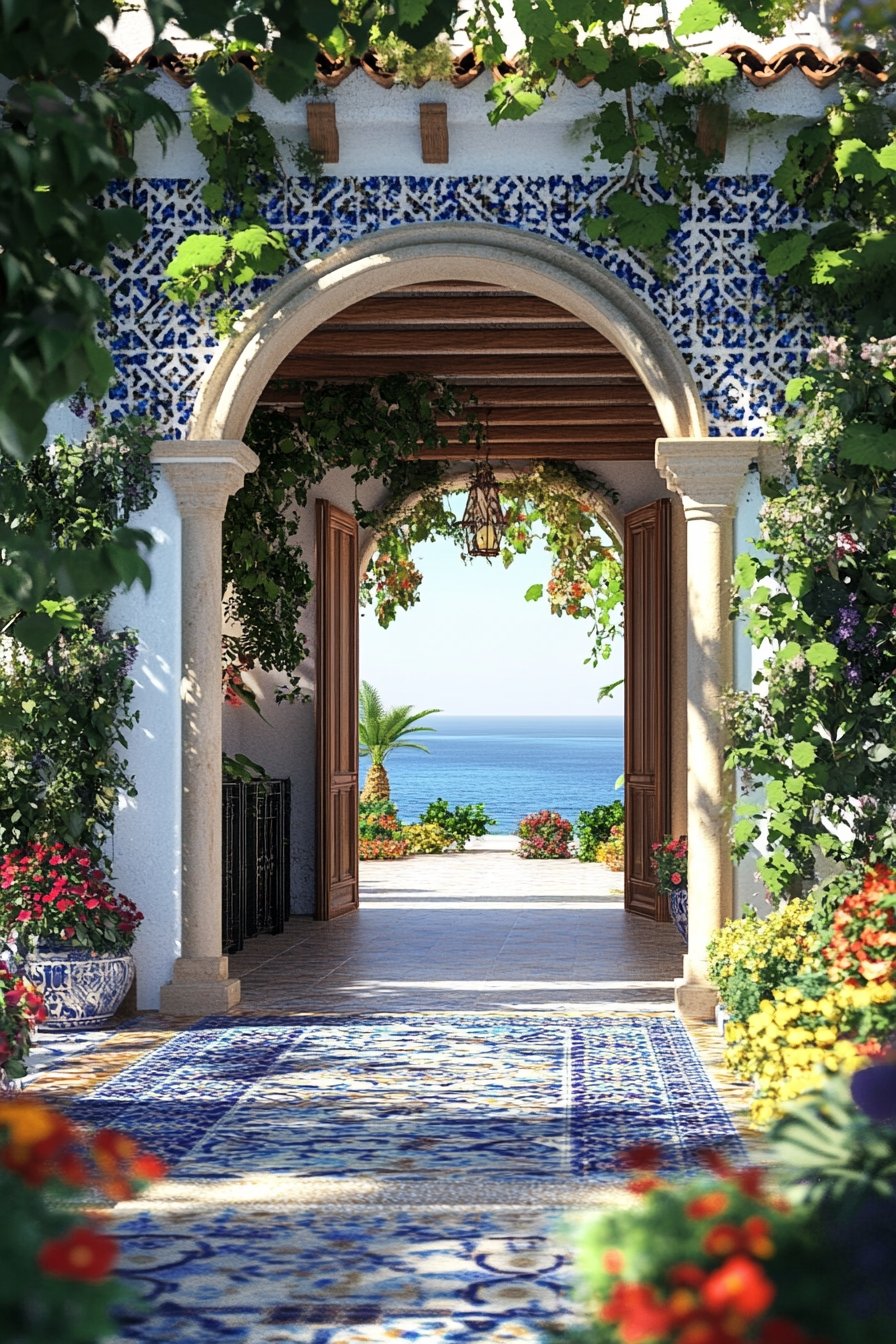 20. Mediterranean Archway Oasis