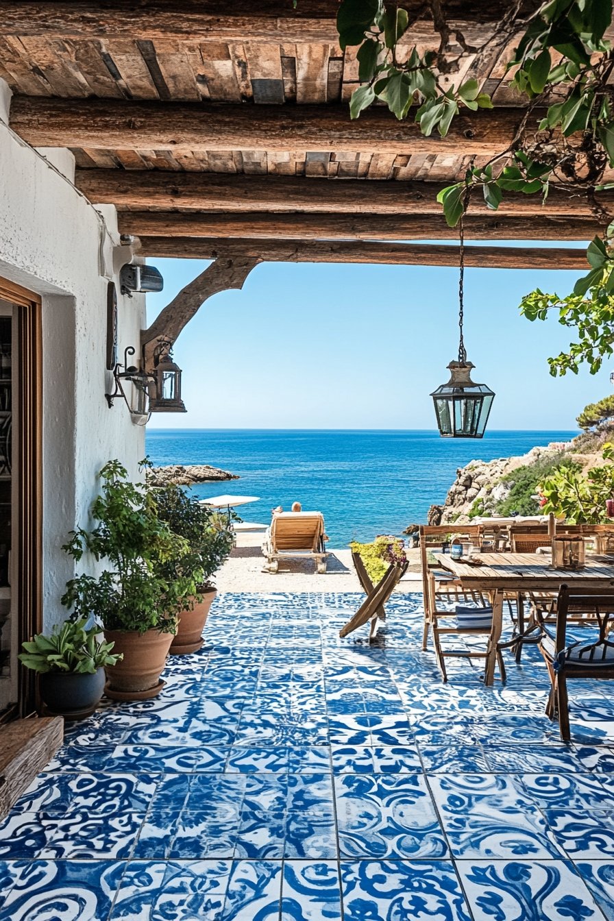 1. Mediterranean Ceramic Patio Tile
