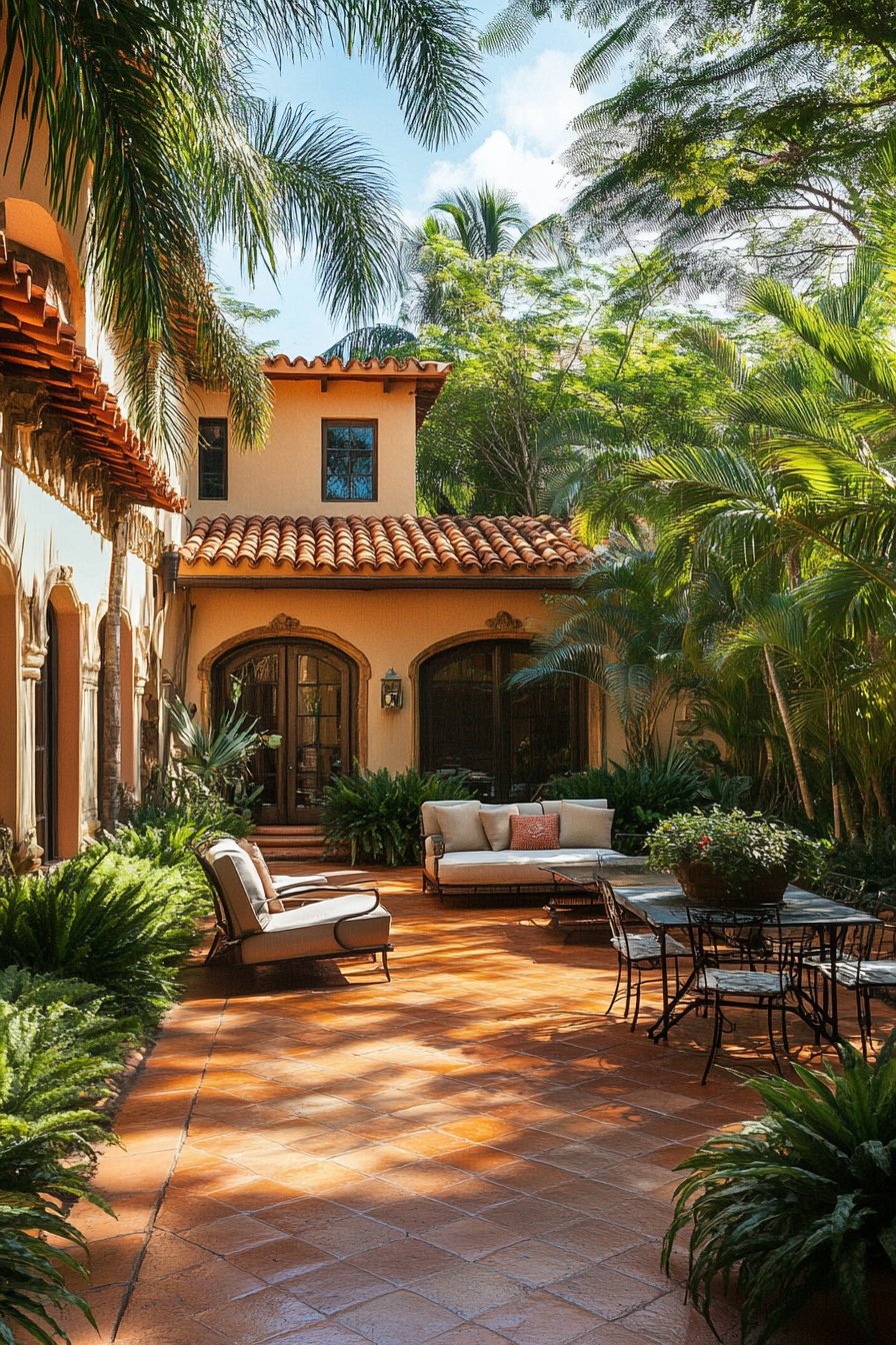 14. Terracotta Tile Flooring