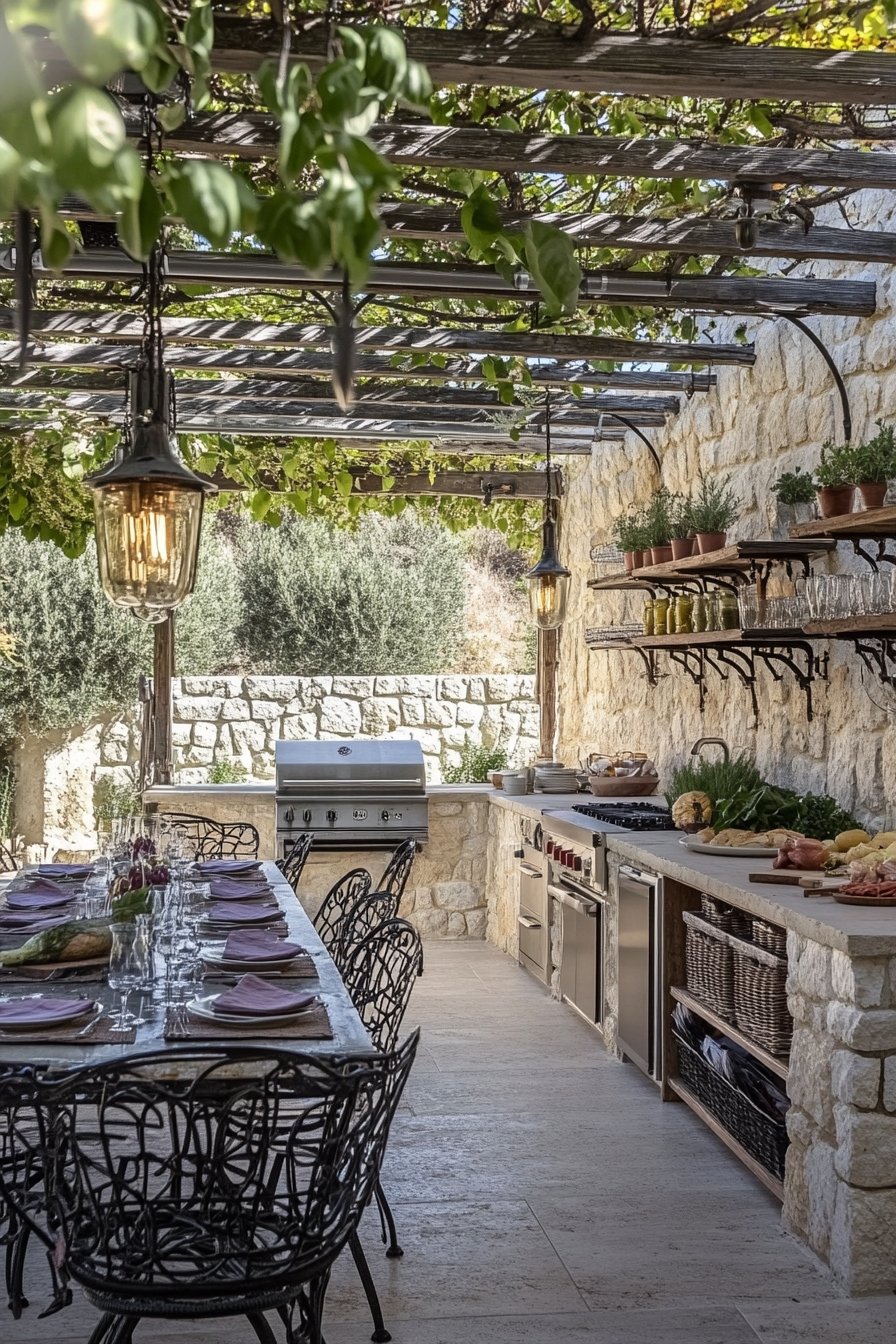 21. European Courtyard Dining Escape