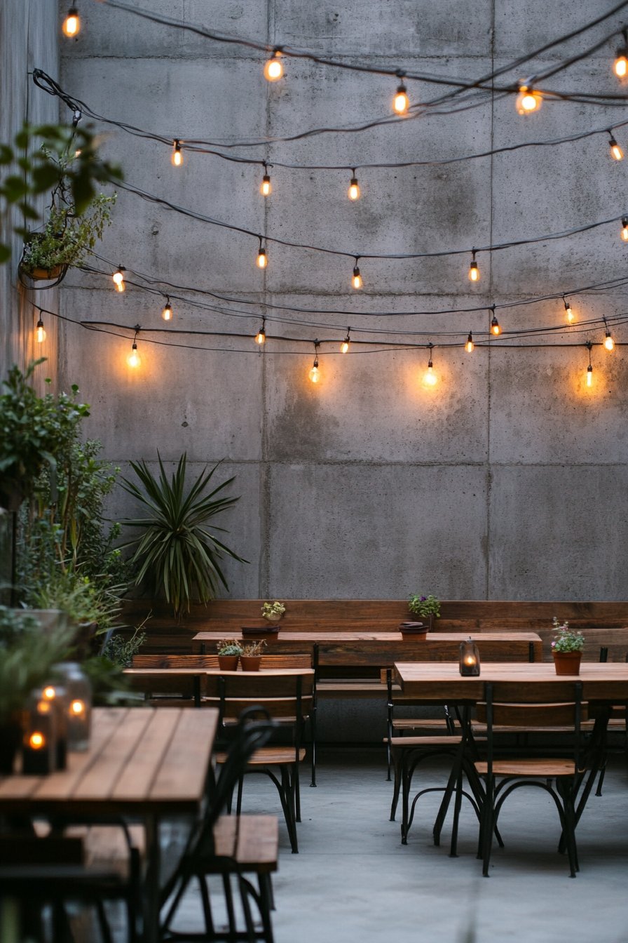 6. Intimate Dining in an Industrial Setting