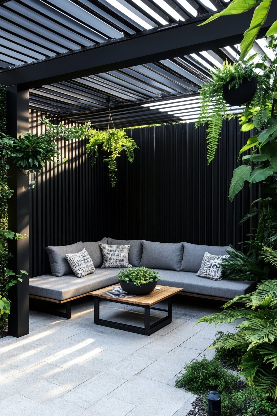 8. Modern Outdoor Lounge