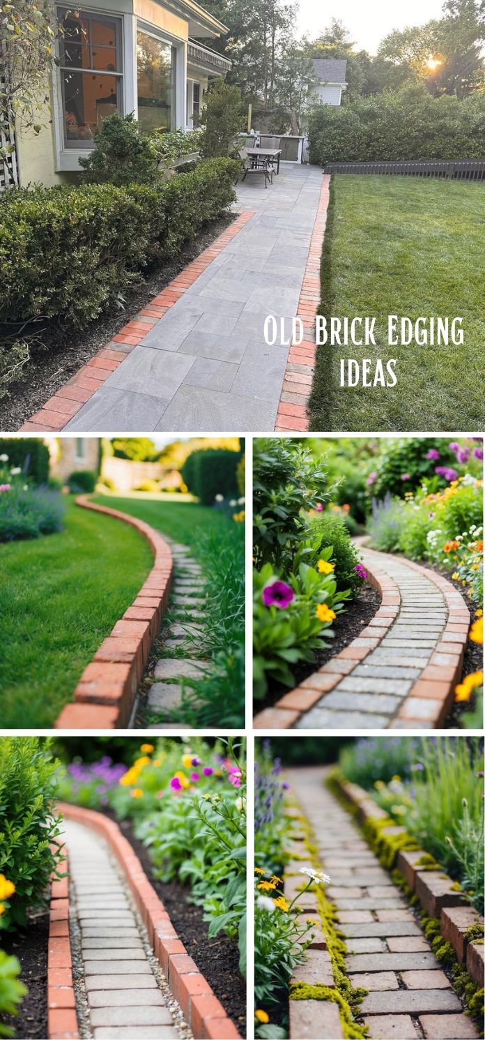 3) Old Brick Edging