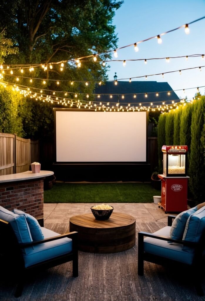 13) Outdoor Movie Theatre