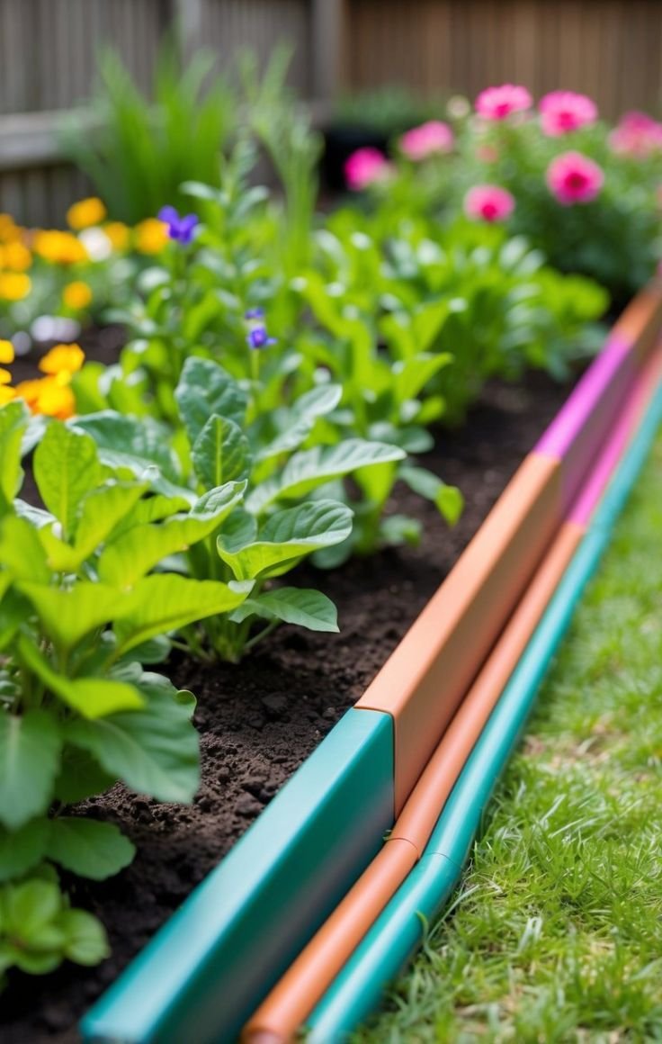 11) Recycled Plastic Edging