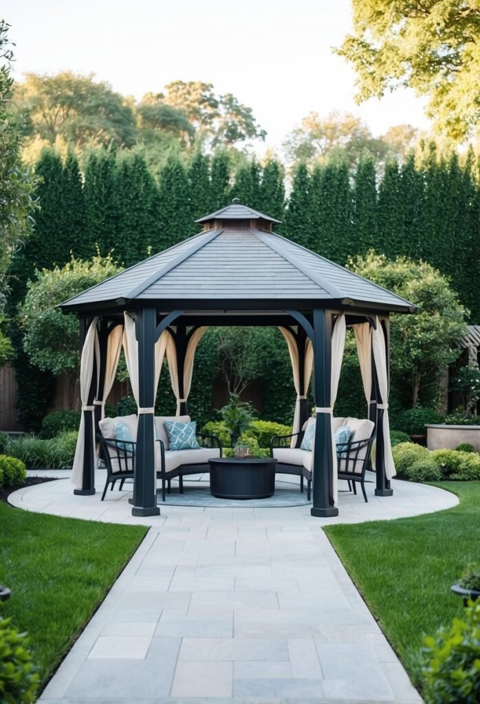 10) Stylish Gazebo Hut
