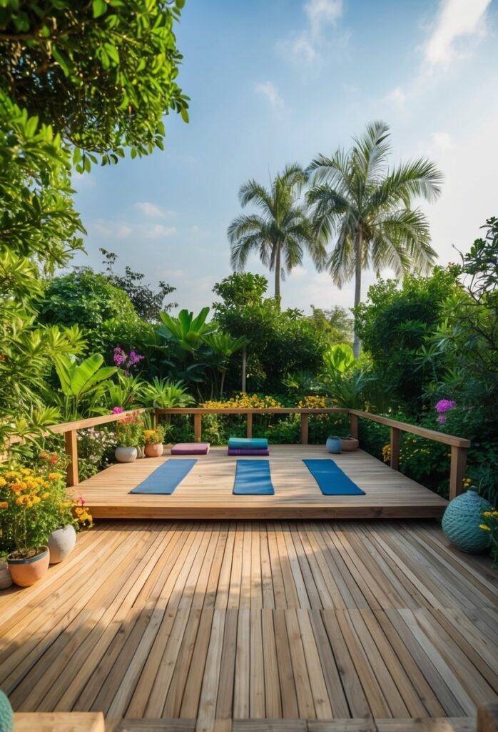 17) Relaxing Yoga Deck