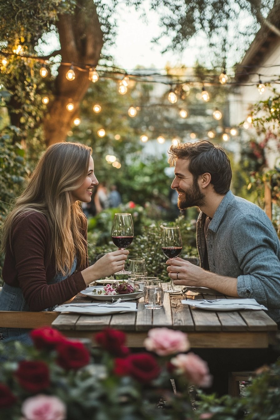 3. Romantic Garden Dining
