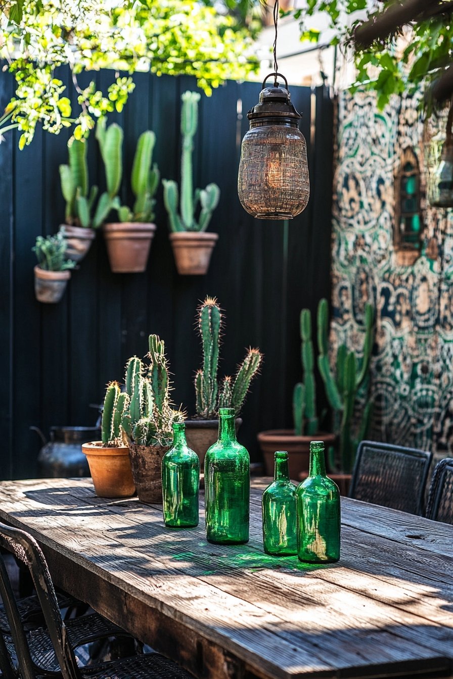 14. Rustic Boho Patio