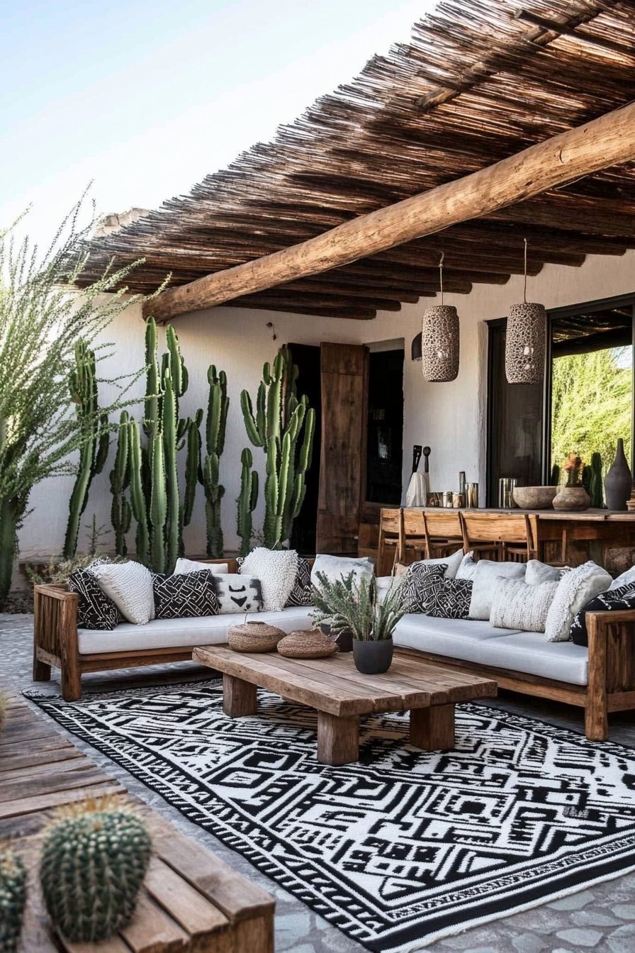 9. Rustic Desert Patio