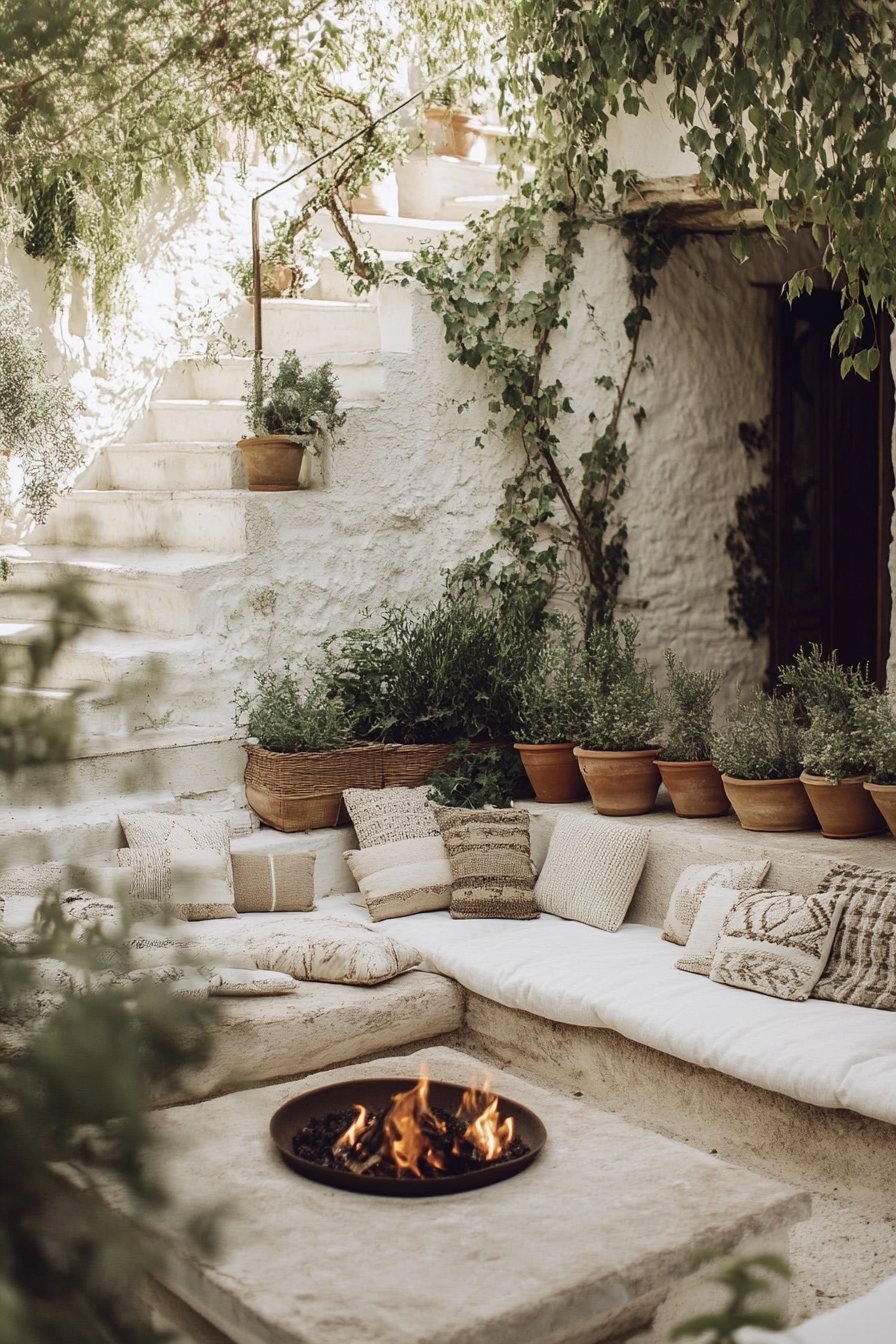 11. Rustic Mediterranean Lounge