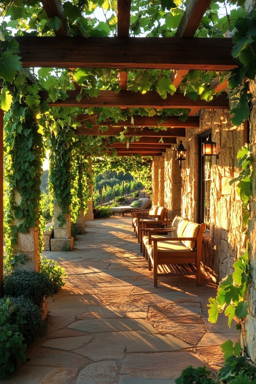 3. Rustic Vineyard Escape
