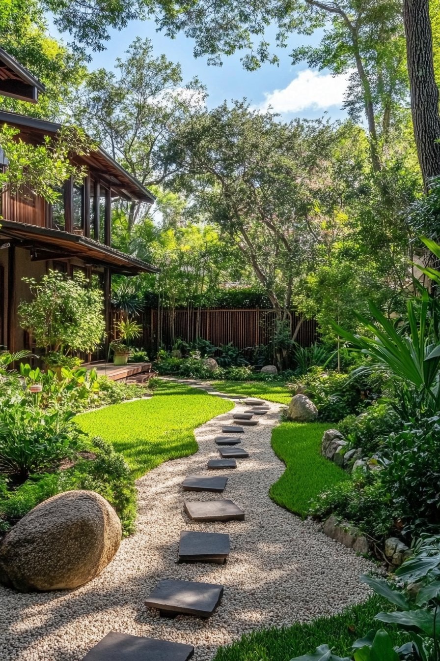 Serene Garden Pathway