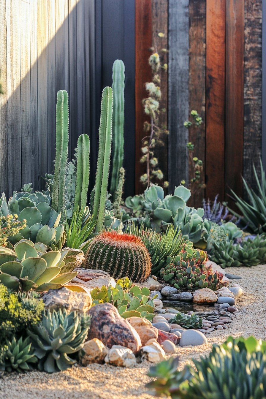 Sleek Desert-Inspired Front Yard Oasis