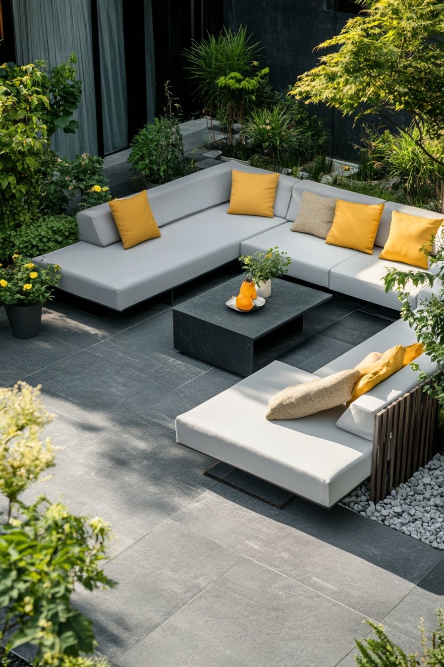 16. Sleek Modern Lounge