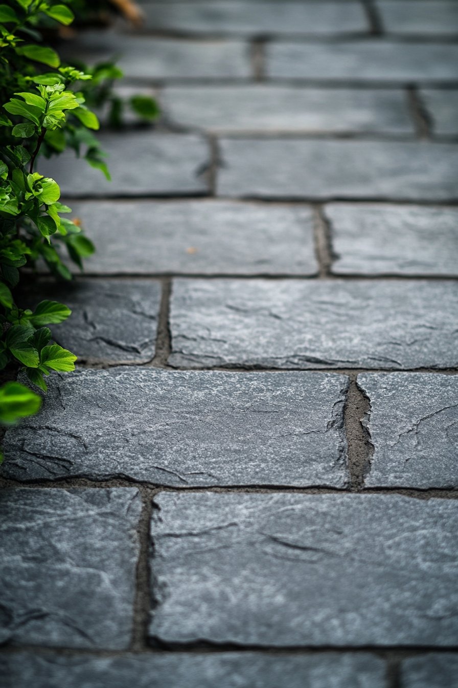 14. Enhance Your Landscape With a Sleek Stone Walkway