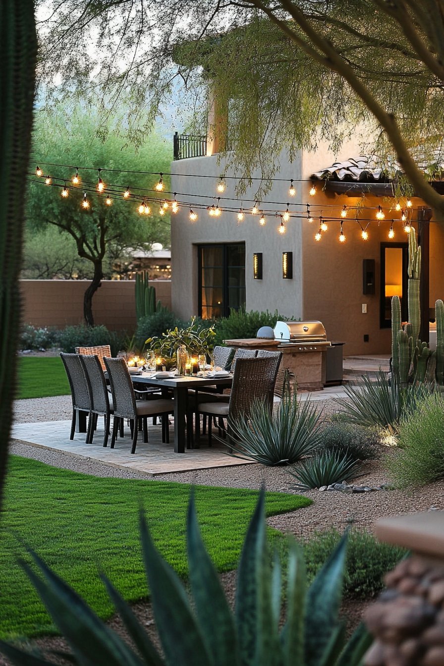 22. Bohemian Patio Dining Vibes