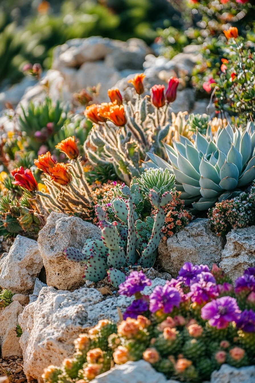 6. Slope with Blooming Cacti
