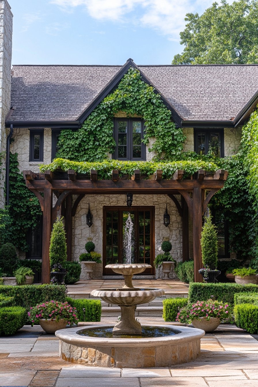 15. Timeless Courtyard Elegance