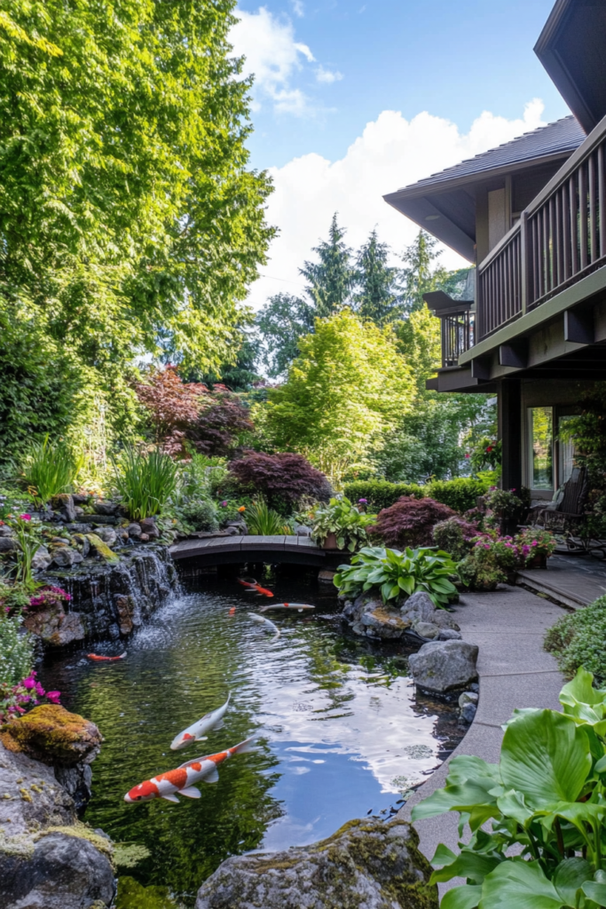 12) Tranquil Koi Pond