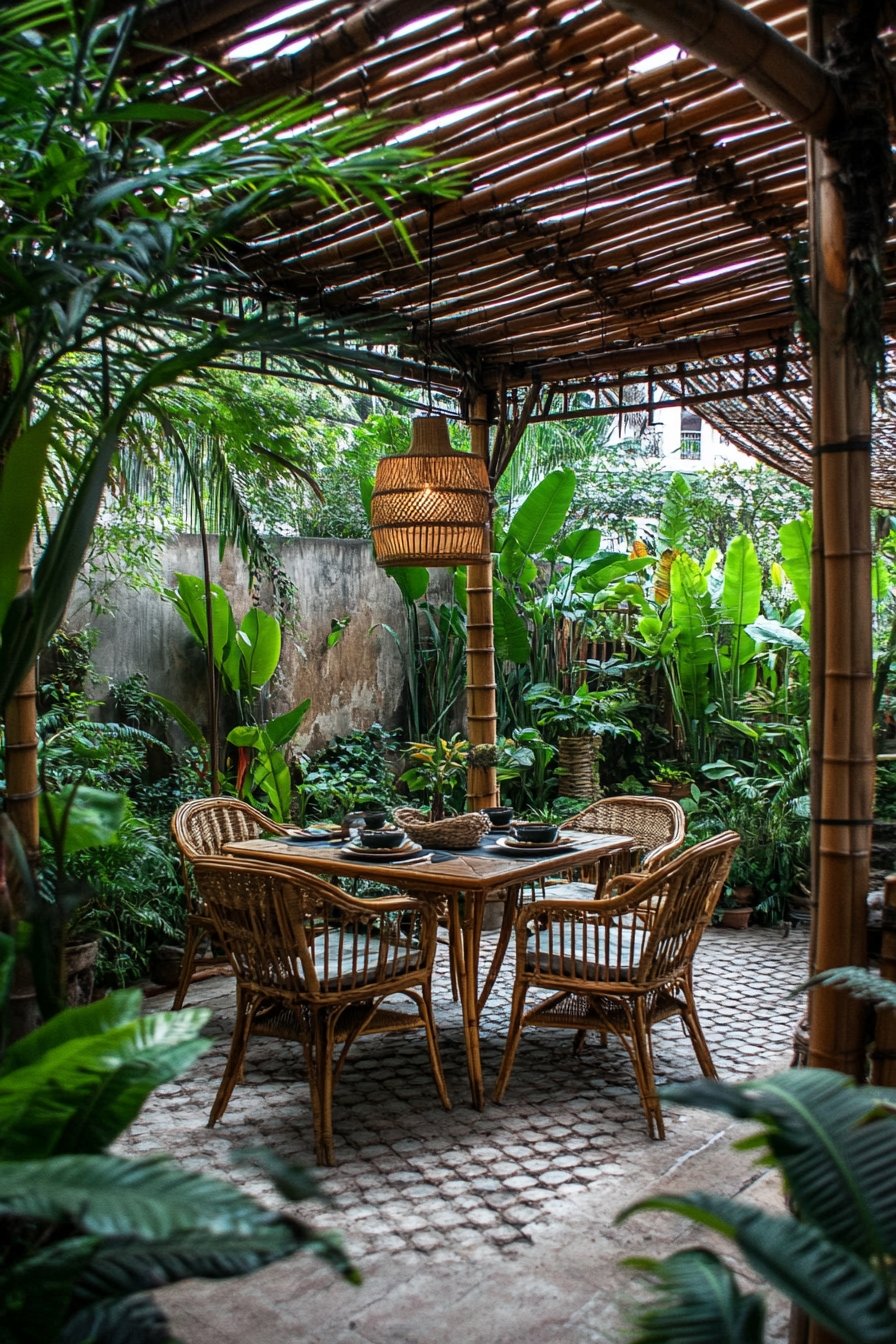 7. A Jungle Oasis for Alfresco Dining