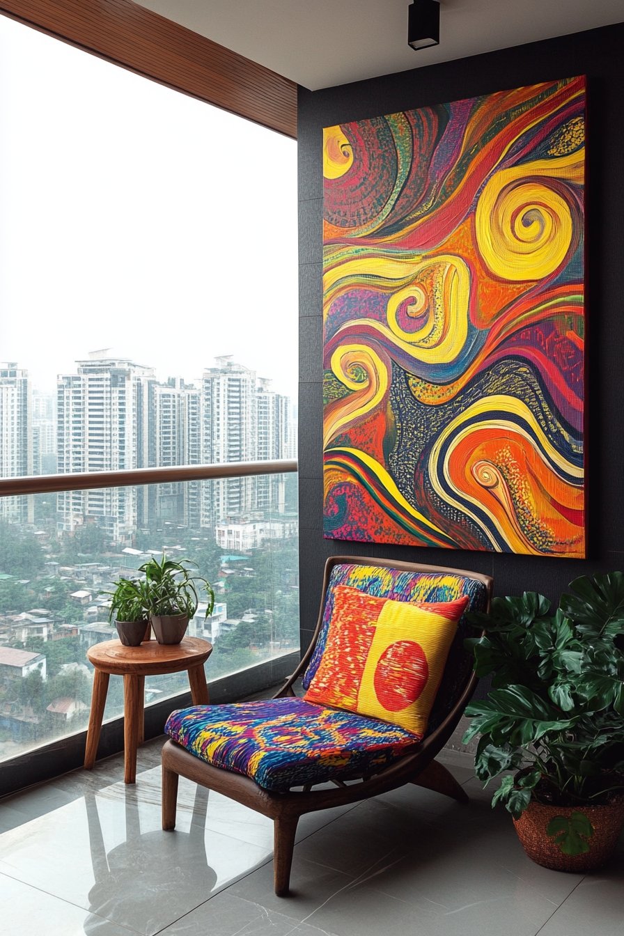 15. Vibrant City Nook